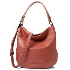 Сумка Frye Melissa Leather Hobo, розово-красный