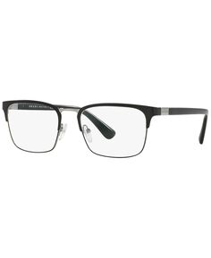 Мужские очки PR 54TV прямоугольной формы PRADA