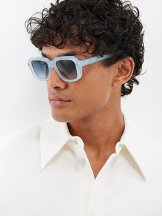 Солнцезащитные очки taos из ацетата квадратной формы Jacques Marie Mage, синий