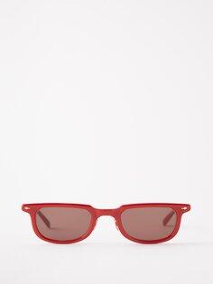 Солнцезащитные очки laurence в d-образной оправе из ацетата Jacques Marie Mage, красный