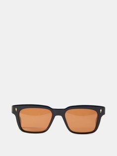 Солнцезащитные очки molino прямоугольной формы из ацетата Jacques Marie Mage, коричневый