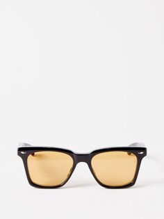 Солнцезащитные очки herbie в d-образной оправе из ацетата Jacques Marie Mage, черный