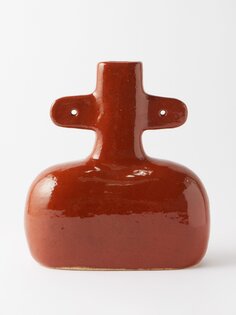 10 глазурованная керамическая ваза Jade Paton, красный