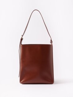 Кожаная сумка через плечо virginie A.P.C., коричневый