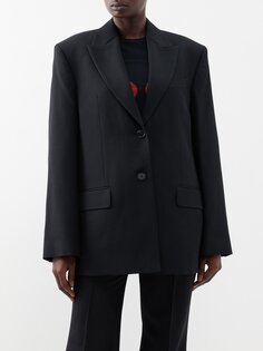 Пиджак jarida с острыми лацканами Acne Studios, черный