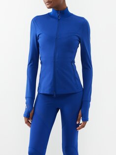 Тренировочная куртка среднего слоя truepurpose Adidas By Stella McCartney, синий