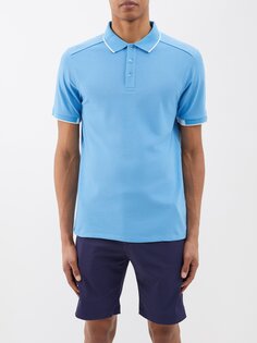 Рубашка-поло stan для гольфа KJUS, синий