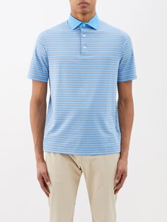 Техническая рубашка-поло luis для гольфа KJUS, синий
