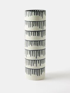 Токасу средняя фарфоровая ваза, расписанная вручную L’Objet, белый L'objet