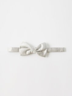 Шелковый галстук-бабочка Lanvin, серый