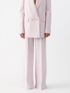 Классические брюки широкого кроя Alexander McQueen, розовый