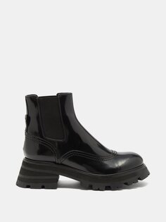 Кожаные ботинки челси wander с увеличенной подошвой Alexander McQueen, черный