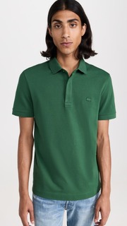 Поло Lacoste Stretch Cotton Paris, зеленый