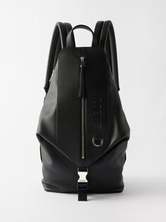 Кожаный рюкзак-трансформер LOEWE, черный