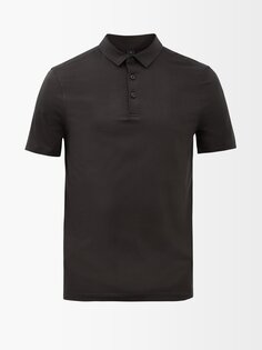 Рубашка-поло evolution из джерси Lululemon, черный