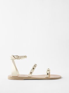 Кожаные сандалии coco с шипами Ancient Greek Sandals, белый