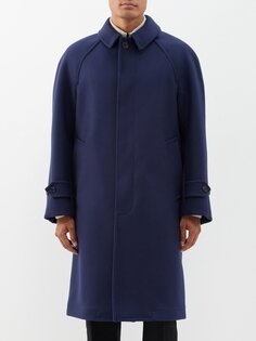 Пальто boston из прессованной шерсти Mackintosh, синий