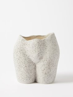 Попотин глиняная ваза Anissa Kermiche, серый
