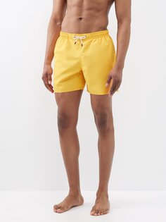 Плавки-шорты с вышитым логотипом Marané, желтый