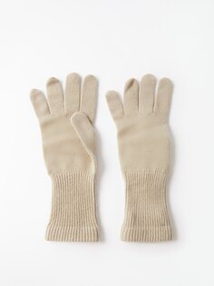 Кашемировые перчатки whitewood в рубчик. Arch4, бежевый