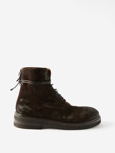 Замшевые ботинки parruca Marsèll, коричневый Marsell
