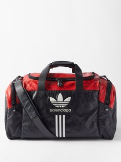 Кожаная сумка adidas x Balenciaga, черный