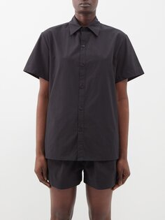 Рубашка из органического хлопка Matteau, черный