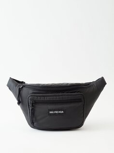 Поясная сумка explorer с мягкой подкладкой Balenciaga, черный