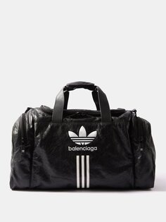 Кожаная сумка adidas x Balenciaga, черный