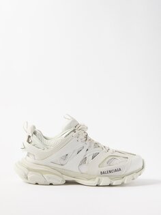 Трековые кроссовки со вставками Balenciaga, белый