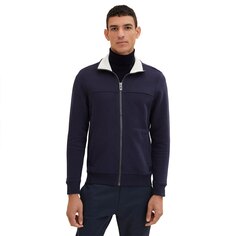 Толстовка Tom Tailor Cutline Sweat Jacket, черный