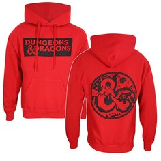 Худи Heroes Dungeons And Dragons Logo, красный