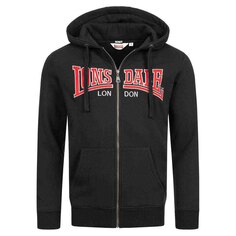 Толстовка Lonsdale Birmingham Lp277 Full Zip, черный