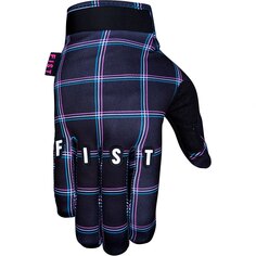 Длинные перчатки Fist Grid, синий