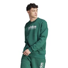 Толстовка adidas Sportswear All Szn Fleece Graphic, зеленый
