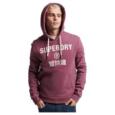 Худи Superdry Vintage Corp Logo Marl, красный