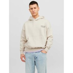 Худи Jack &amp; Jones Gracia Graphic, бежевый