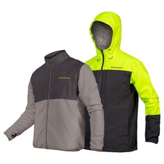Куртка Endura Hummvee 3-In-1 Hoodie Rain, зеленый