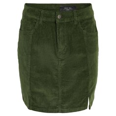 Короткая юбка Noisy May Fling Corduroy Pleat, зеленый