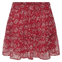 Короткая юбка Only Harper Lurex, красный