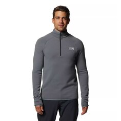 Толстовка на молнии Mountain Hardwear Polartec Power Stretch Pro, серый