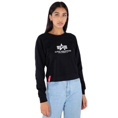 Свитер Alpha Industries Basic Boxy, черный