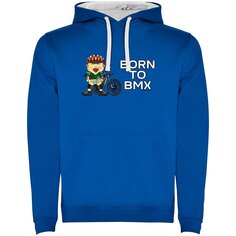 Худи Kruskis Born To BMX Two-Colour, синий