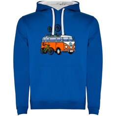 Худи Kruskis Hippie Van MTB Two-Colour, синий