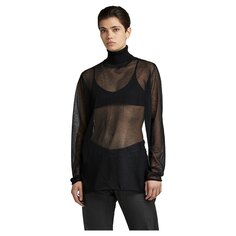 Свитер G-Star Sheer Loose Turtle Neck, черный