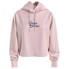 Худи Tommy Jeans Bxy Essential Logo 1, розовый