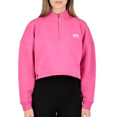 Толстовка Alpha Industries 108031 Half Zip, розовый