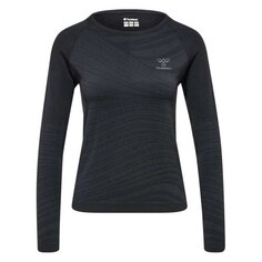 Футболка с длинным рукавом Hummel Ongrid Seamless, черный