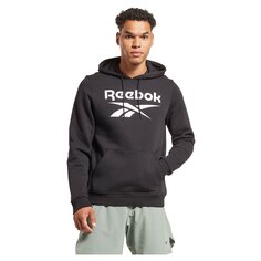 Толстовка Reebok Identity Fleece Stacked Logo Pullover, черный