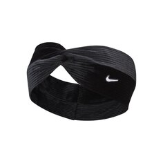 Повязка на голову Nike Twist Knot Velvet, черный